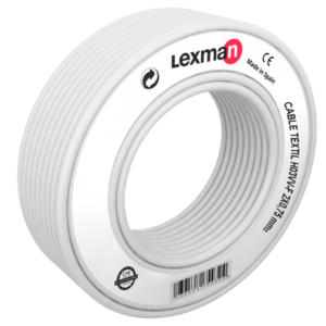 Cableado Textil Blanco 2x0.75mm (3m)